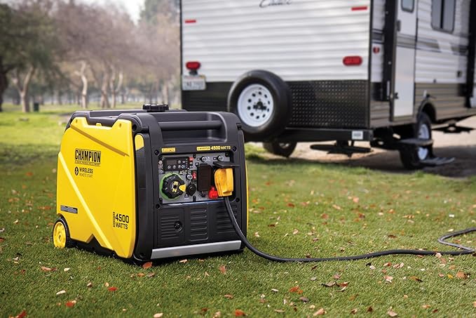 Champion Power Equipment 4500-Watt Wireless Remote Start Inverter Generator with Quiet Technology and CO Shield