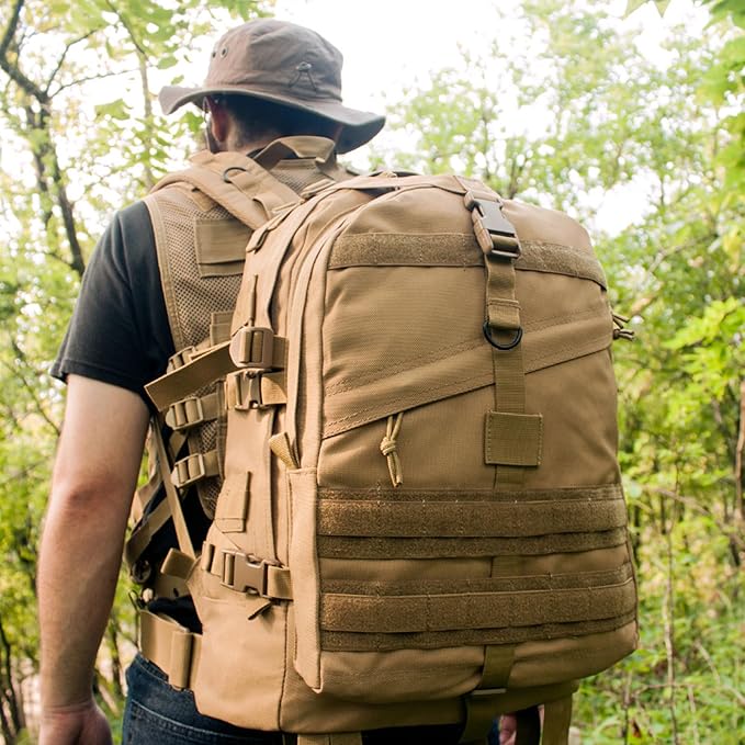 FOX OUTDOOR PRODUCTS Large Transport Pack | 37L Tactical Backpack with Compression Straps Hydration Pocket &amp Modular Webbing