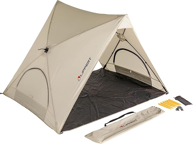 Lippert Picnic Popup Sun Shelter for Camping Beach Trips and Outdoor Concerts - Tent