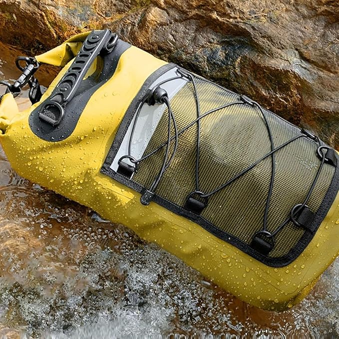 Waterproof Bucket Bag for Outdoor Surfing 500D PVC Meshes Ensuring Gear Dryness and Longevity During Outdoor Pursuits