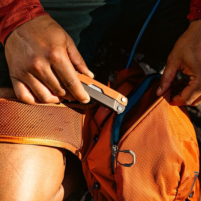 LEATHERMAN Bond 14-in-1 Lightweight Multi-tool for Camping Hiking &amp Everyday Carry (EDC) Made in USA Burnt Sienna