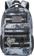 Kids Tactical Backpack Army Molle Bookbag Military Boys Backpack for School Outdoor Camping Black Digital CM