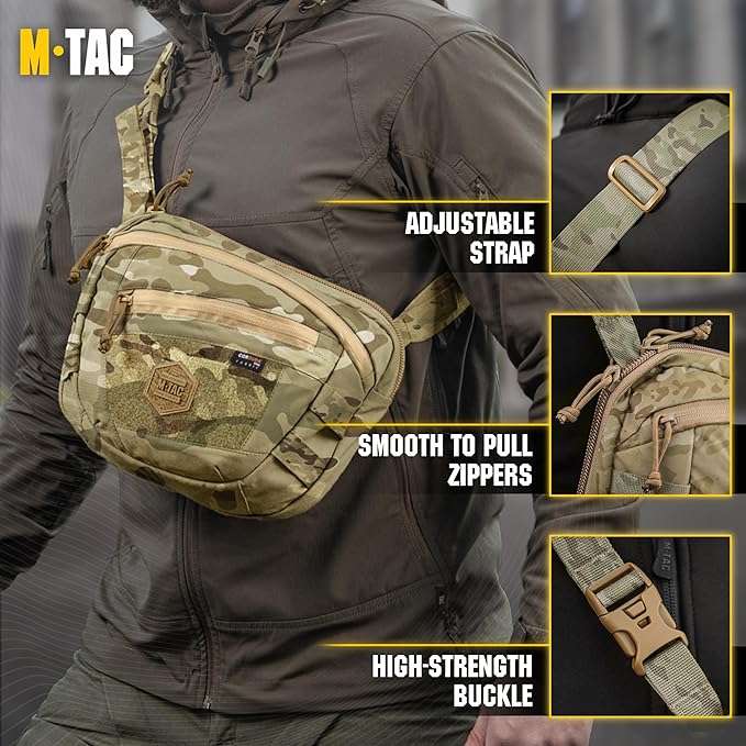 M-Tac Elite Sphaera Large Bag Gen 2 -Tactical Shoulder Bag - Conceal Carry Chest Sling Pack CCW Bag