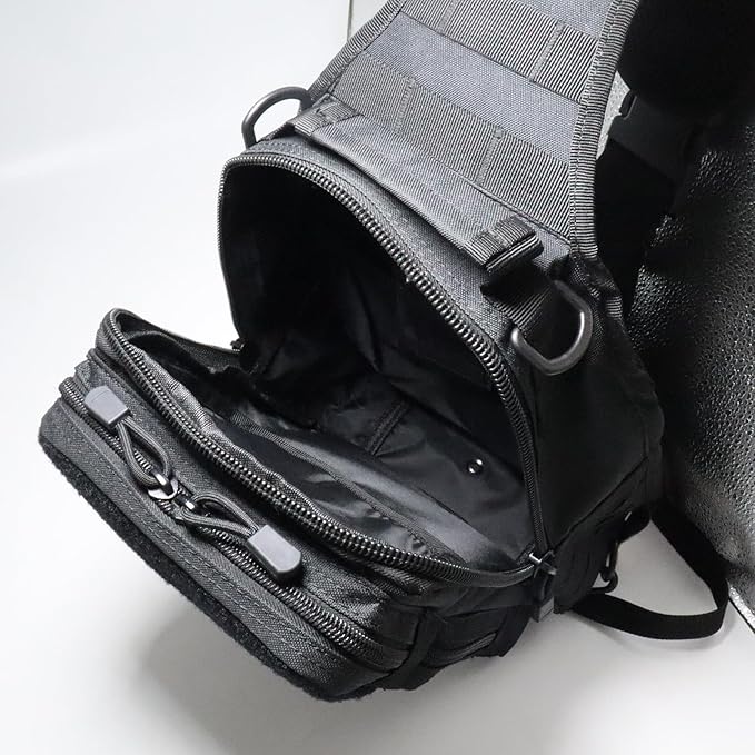 Tactical Sling Bag Backpack for Men Molle Shoulder Bag Pack Daypack Backpack for Hunting Hiking Traveling Camping