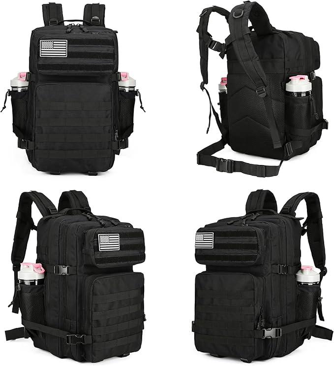 Military 45L Tactical Assault Backpack 3 day assault pack with Molle Waterproof backpack Rucksack for Tactical Backpacks