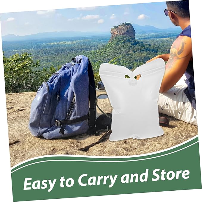 Portable Camp Shower Bag with Water Tube Durable Outdoor Shower for Camping Hiking and to Use Generous Water Capacity for Bathing and Washing Needs