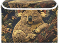 Forest Koala Storage Cube Bins Basket with Lid Collapsible Flip-top Fabric with Handle for Home Bedroom Closet Office 16.5×12.6×11.8 in