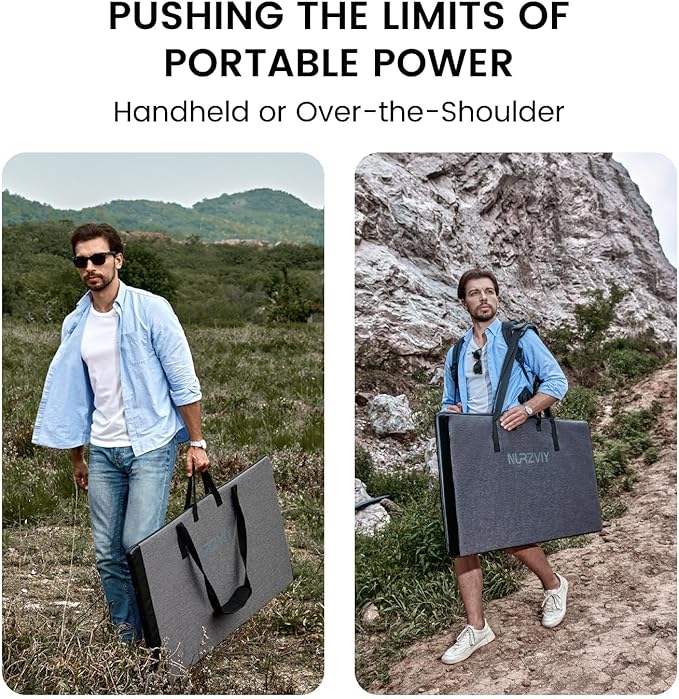 400W Portable Solar Panel for Camping &amp RV Durable Foldable Waterproof with Adjustable Stand Case – Perfect for Off-Grid Adventures