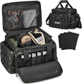 HAMBOLY Tactical Gun Range Bag for Handguns Pistol Range Bag with 6X Magazine Slots and Extra Pockets for Ammo and Essentials for Shooting Hunting Outdoor Sports