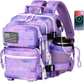 Boomistry 15L Mini Tactical Backpack Small Tactical Backpack for Women Military Backpack for Gym Hiking Daily (Purple Nebula-15L)