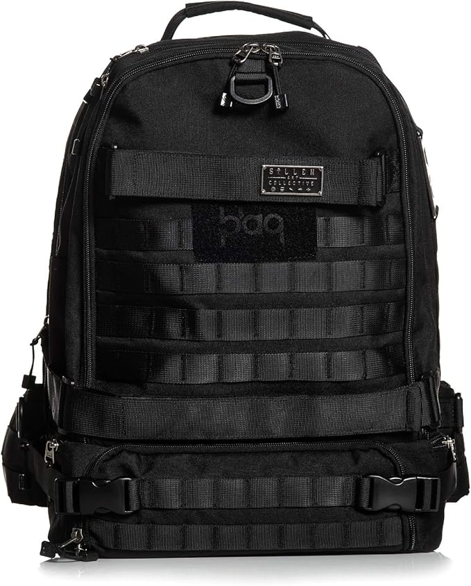 Sullen Blaq Paq Tactical Tattoo Art Lifestyle Bag Backpack Military Style - Black