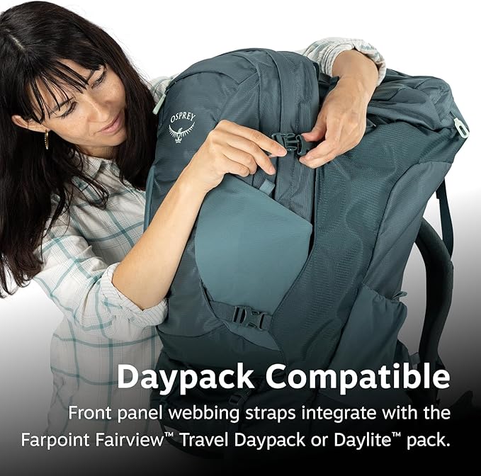 Osprey Fairview Trek Women's Travel Backpack - Hybrid Backpacking &amp Travel Bag with Internal Organization
