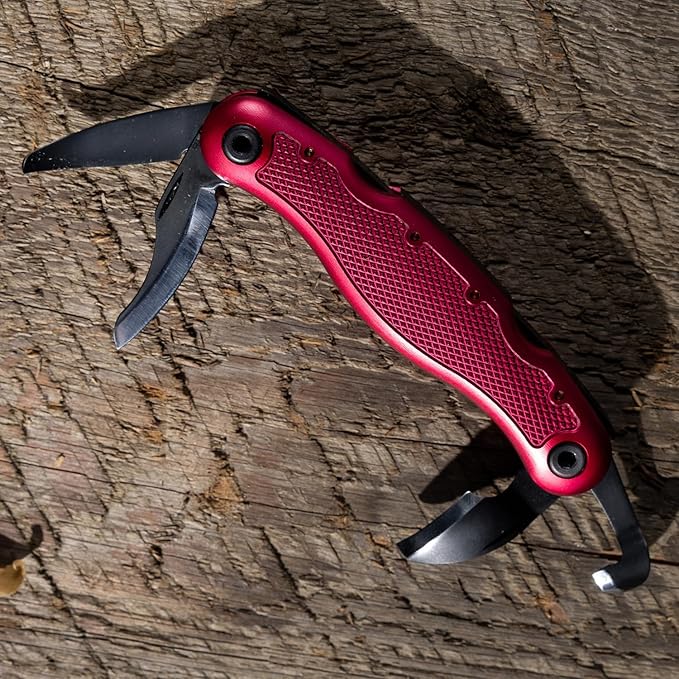 FLEXCUT Spoon Carvin Jack 2.0 Portable Pocket Knife for Wood Carving with 4 Blades Made in the USA | JKN296