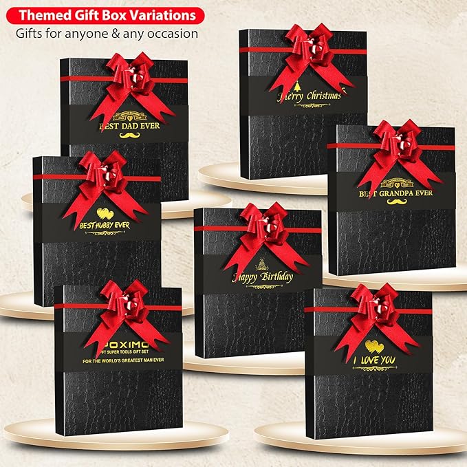 Multitool Gifts for Father Dad Gift Set with 14 in 1 Multi-tool Pliers Pocket Knife &amp Tactical Pen | Premium EDC Survival Kit for Camping Car Emergency | Unique Practical Gift for Father Dad Hi
