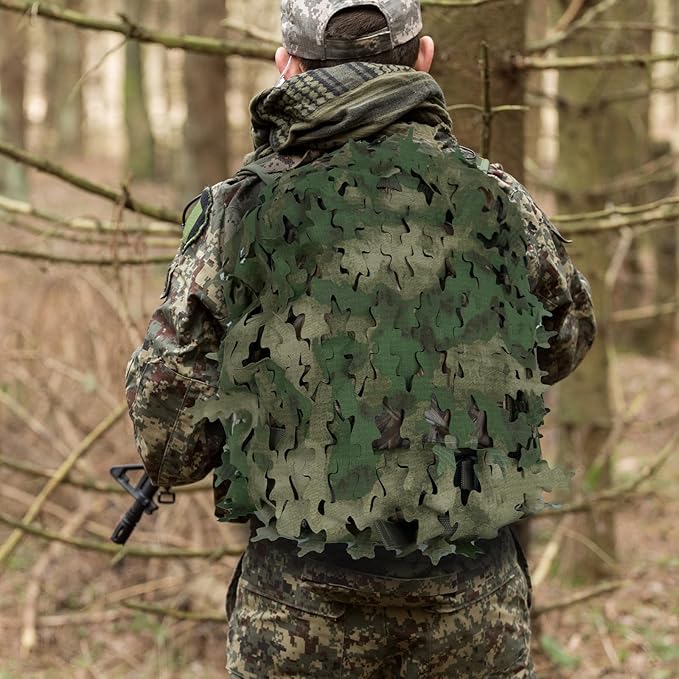LOOGU Tactical Backpack Cover Breathable Mesh Camo Camouflage Pack Cover Great for Tactical Military Gear Combat