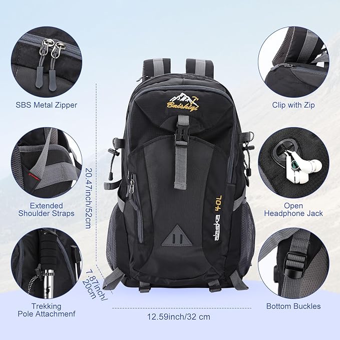 Waterproof Outdoor Multifunctional Camping Large Capacity Casual Sports Fitness Fashion Bag Tactical Hiking Backpack Oxford Material for Outdoor Running Travel bag Laptop Backpack &amp Student Backp