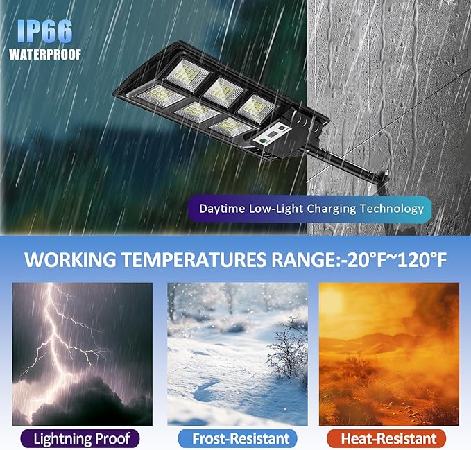 Solar Lights Outdoor Waterproof LED Solar Powered Security Flood LightMotion Sensor Solar Street Light with Remote Control for GarageYardParking Lot etc (4 Pack)