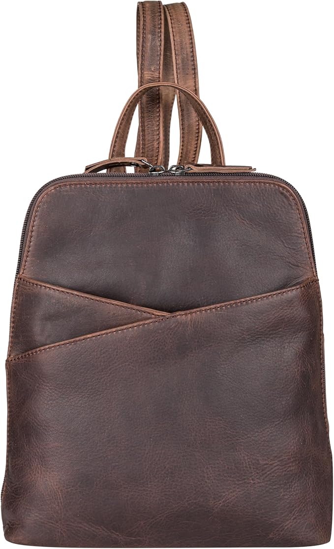 Lady Conceal Concealed Carry Purse -Jayden Backpack Brown