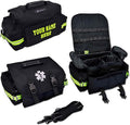 Lightning X Customizable Small Medic First Responder EMT Trauma Bag w/Embroidered Name Patch - Black