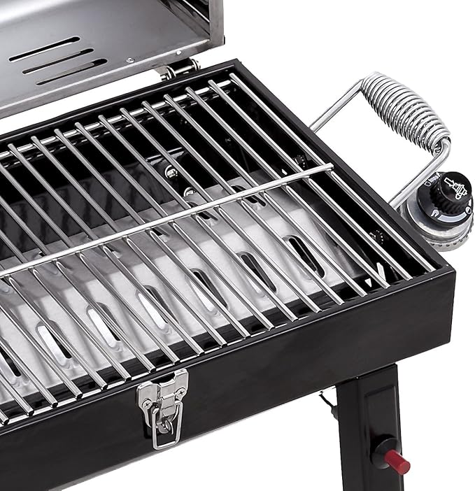 Charbroil 1-Burner Portable Gas Grill Stainless Steel - 465640214