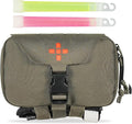 Ifak Pouch-Rapid Deployment Tactical MOLLE Trauma Kit Pouches Quick Release Tear-Off Medical First Aid Kit Organiser with Red Immediate Identify for Emergency Surviva.