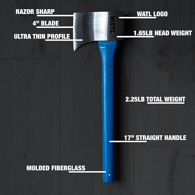 World Axe Throwing League The Spitfire Premium Competition Throwing Axe with Durable Molded Fibreglass Handle
