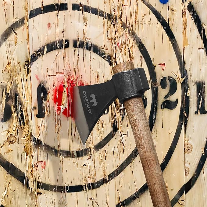 16.5 Throwing Axe Throwing Axes and Tomahawks with High Carbon Steel &amp Beech Wood Handle Well Balanced Great for Axe Throwing Game Recreationb and Competition