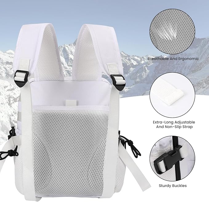 9L Mini Tactical Backpack for Men WomenSmall Military Tactical Backpack for GymHikingCampingCycling (White)