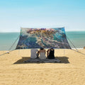 ALAZA Jellyfish Sea Marine Beach Tent Sun Shelter Portable Canopy Sunshade for Outdoor Camping Picnics Backyard Fun 10x9 ft
