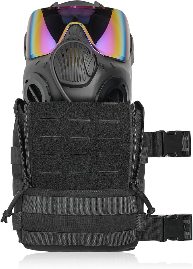 Tactical Gas Mask Leg Pack | Adjustable Respirator Pouch for Emergency Preparedness &amp Outdoor Activities