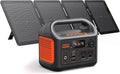 Jackery Solar Generator 300 292Wh Backup LiFePO4 Battery with 1XSolar Panel SolarSaga 100W Air 300W Pure Sine Wave AC Outlet for RV Outdoors Camping Travel Blackout
