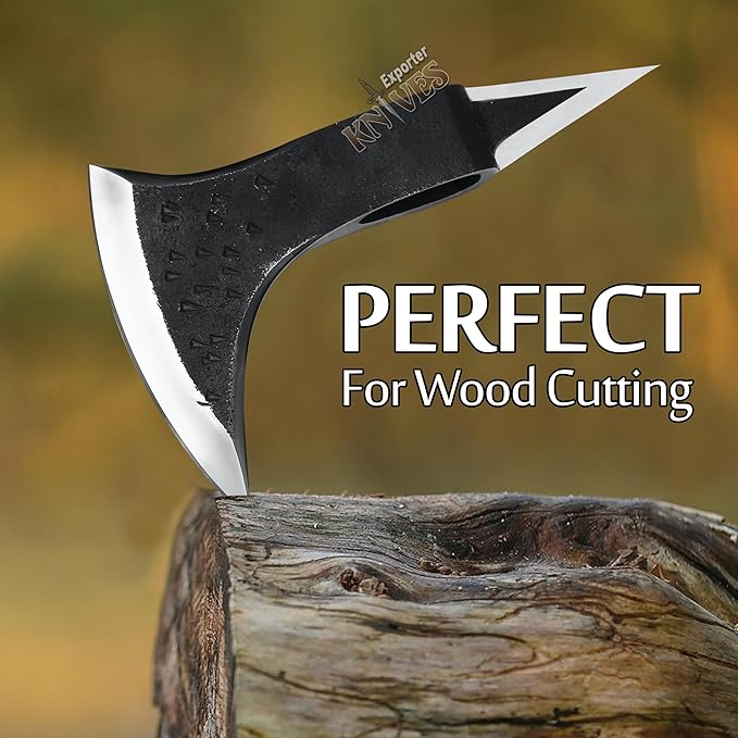 Carbon Steel Bearded Camping Viking Axe Head/Hatchet Head CSH-15 (CSH-16)