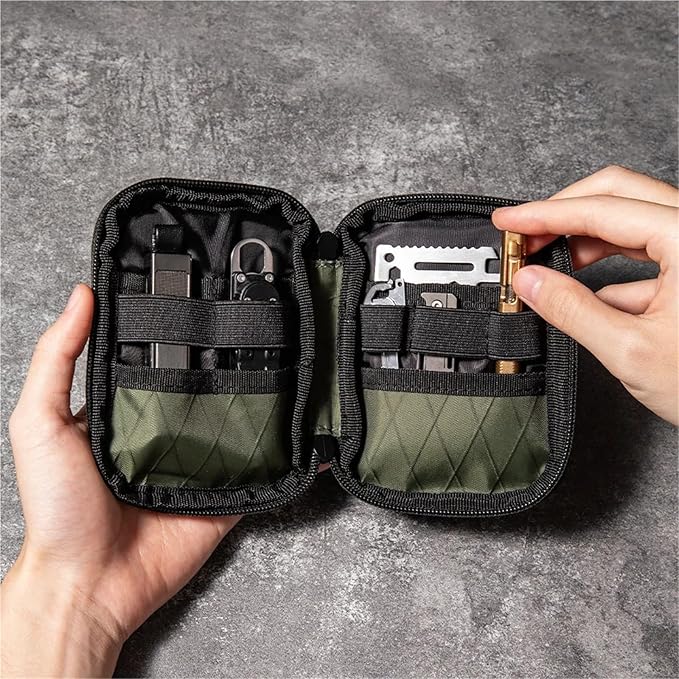 Outdoor Multipurpose Tool Organizer Bag Tactical Large Capacity Card Key Storage Pouch Cycling Waist Bag