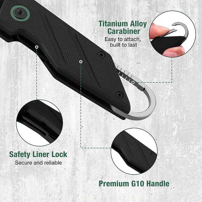 FLISSA 16-in-1 Multi Tool Pliers and FLISSA Mini Folding Pocket Knife