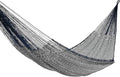 NOVICA Navy Blue Hand Woven Nylon Mayan 1 Person Rope Hammock 'Ocean Waves' (Single)