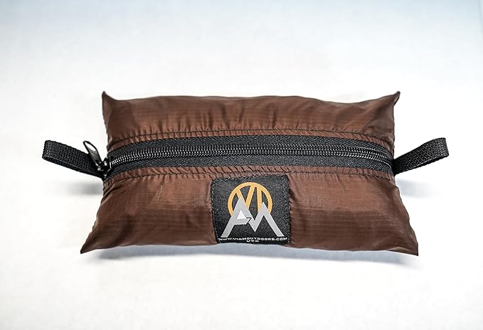 VIAM Outdoors Baldy Tan Tarp: Waterproof Camping Tarp for Hunting Glassing Hammock Rain Fly Ultralight Backpacking Gear Sun Shelter &amp Heavy Duty Outdoor Protection - 1.1oz