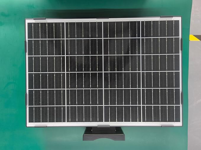 20Watt Solar Panel with 26000mAh Battery – 5VDC Output Fast Charging IP65 Waterproof Ideal for Security Cameras Outdoor Lights &amp More (&lt120WH)