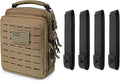 WYNEX Tactical Molle Admin Pouch Utility EDC Pouch Organizer Modular Tool Pouch Molle Strap 6 inch Tactical Molle Webbing Straps