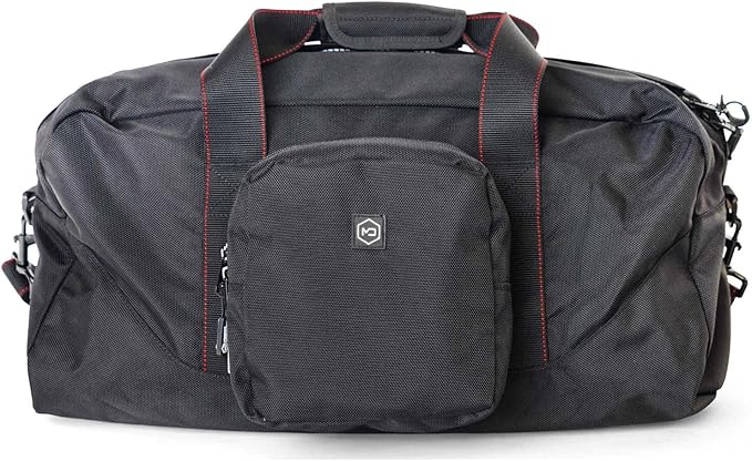Mission Darkness X2 Faraday Duffel Bag + Detachable MOLLE Faraday Pouch (Gen 2) // Military-Grade RF Shielding for Large Electronics &amp Mobile Devices // Digital Forensics Signal Isolation Data Pri
