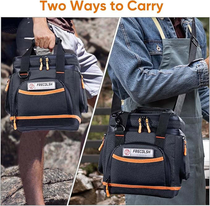 Double-Layer Travel Carrying Case for Jackery Explorer 300/240/160 – Portable Power Station Storage Bag with Molded Bottom Side Ventilation Front Pockets for Jackery Accessories &amp Solar Generato