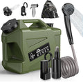 Portable Camping Shower with Water Jug Electric Rechargeable Camping Shower 5-Gallon Food Grade Water Containers Outdoor Camp Pump for Hiking Beach Travel Pet Bath