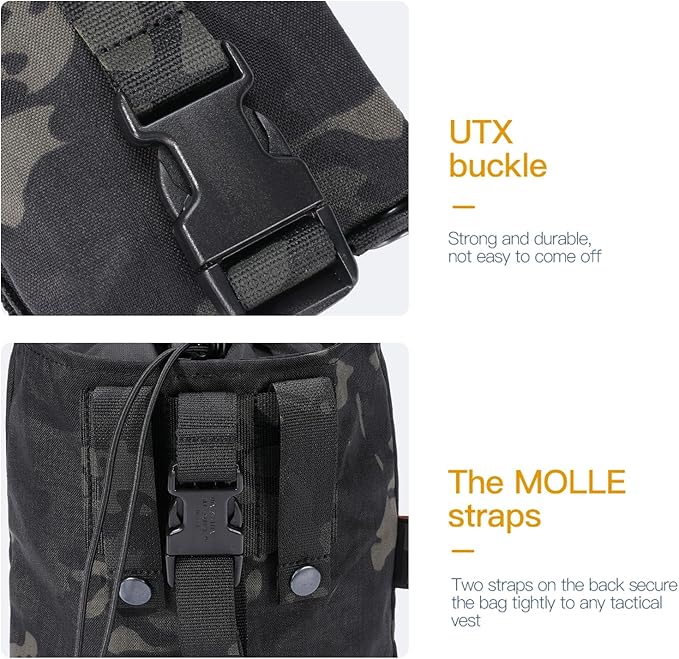 EXCELLENT ELITE SPANKER Tactical Folding Dump Pouch Utility Tool Bag Military Molle Drawstring Ammo Magazine Pouch