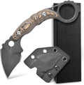 C1107 Fixed Blade Knife D2 Blade G10 Handle Knife for Outdoor Camping Survival EDC Tool Fixed KnivesKydex Sheath (Yellow)