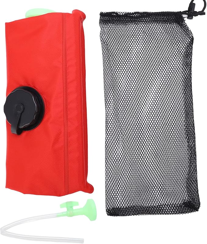 20L Folding Solar Heated Shower Bath Bags with Hose Shower Head Faucet for Camping Hiking