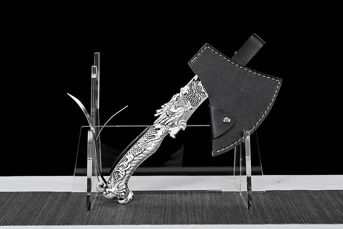 Tomahawk Throwing Axe for Outdoor Camping Sturdy and Practical with Sheath
