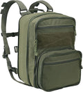 Tactical Expandable Flatpack Chest Rig Backpack MOLLE Assault Pack Hydration Pack for PC Vest (Ranger Green)