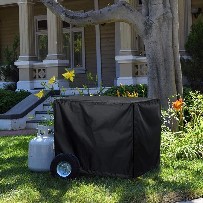 N-A Generator Cover Waterproof Universal Weather Resistant Storage Cover for Portable Generators up to 38 x 28 x 30 inches(L x W x H)