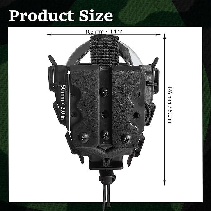 Molle Handcuff Pouch Cuff Case for Duty Belt Fit Handcuff Holder for Duty Belt and Handcuffs Holster