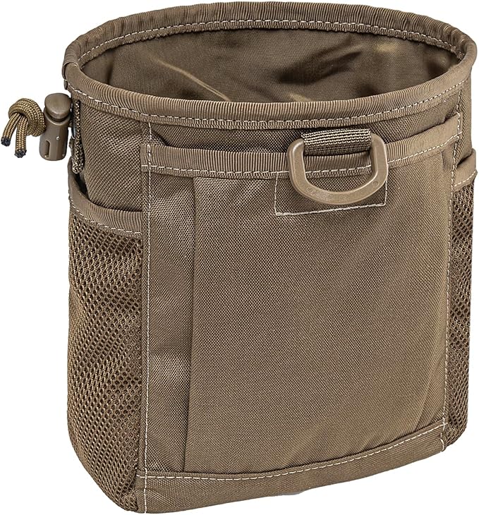 TSPRO MOLLE Tactical Dump Pouch with Adjustable Drawstring Closure for Magazines Ammo Tactical Vests &amp Duty Belts