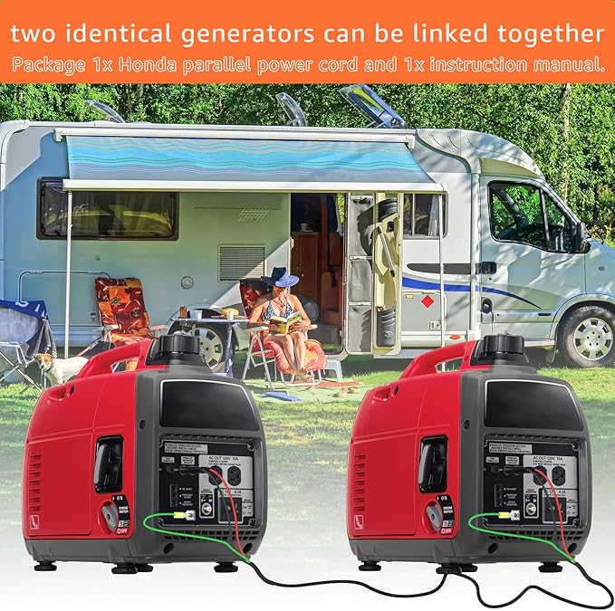 Generator Parallel Cables Compatible with Honda Power Equipment HPK123HI Parallel Cables for EU1000i EU2200i EU3000i